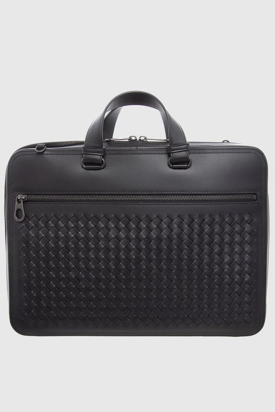 Bottega Veneta мужские портфель из кожи черный мужской купить с ценами и фото 166535 - фото 1
