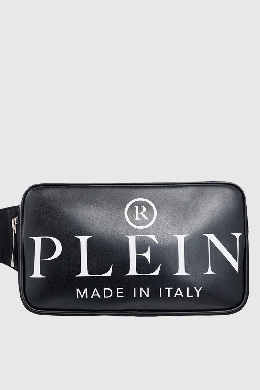 Philipp Plein мужские поясная сумка из натуральной кожи и нейлона черная мужская купить с ценами и фото 166842 - фото 1