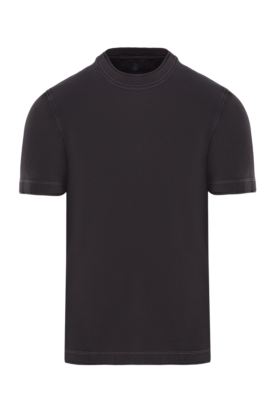 Brunello Cucinelli t-shirt with a pseudo-layered effect and contrasting edges 166912 - photo 1