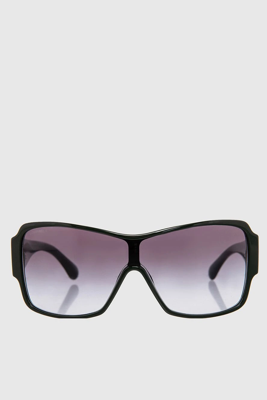 Chanel женские очки из пластика черные женские купить с ценами и фото 166940 - фото 1