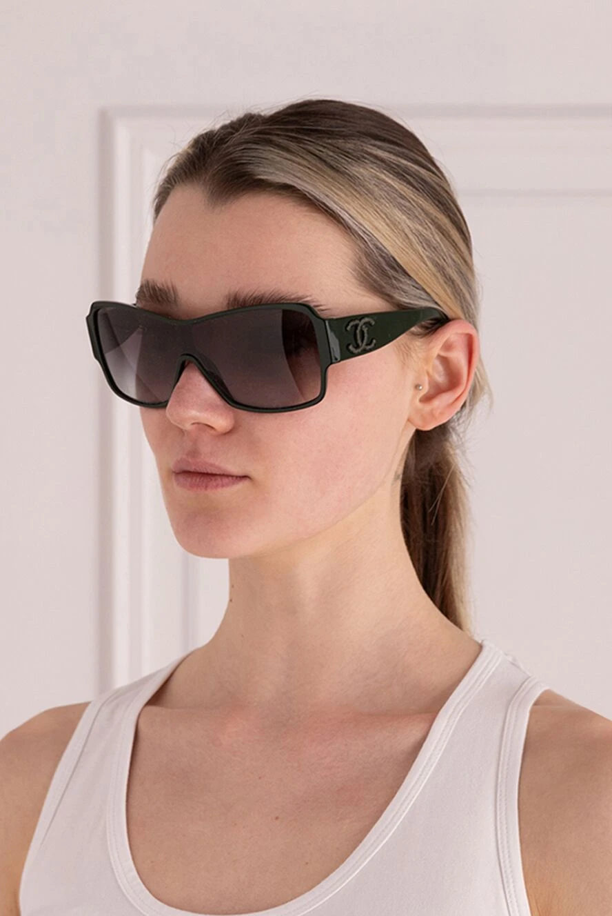 Chanel жіночі окуляри з пластику чорні жіночі купити фото з цінами 166940 - фото 2