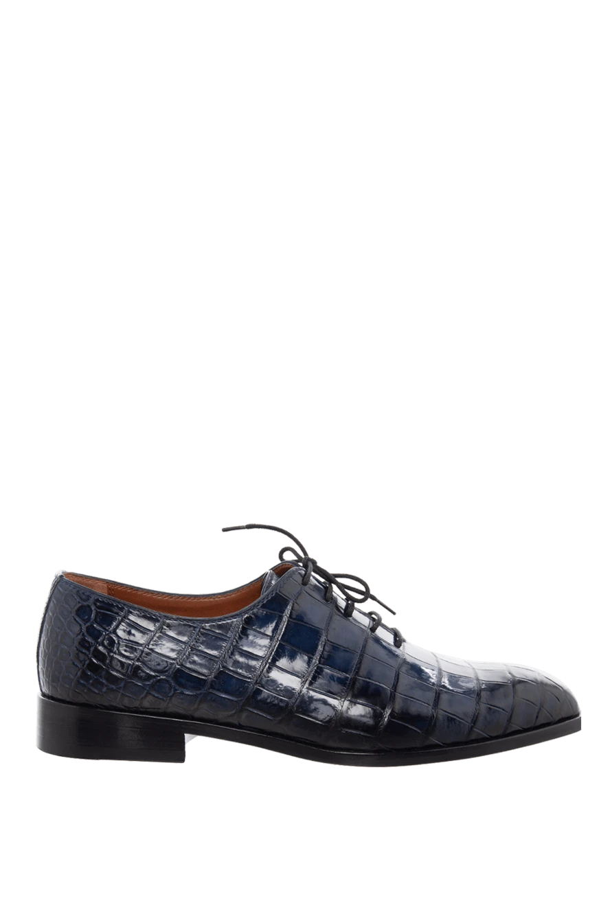 Cesare di Napoli man blue alligator shoes for men buy with prices and photos 166969 - photo 1