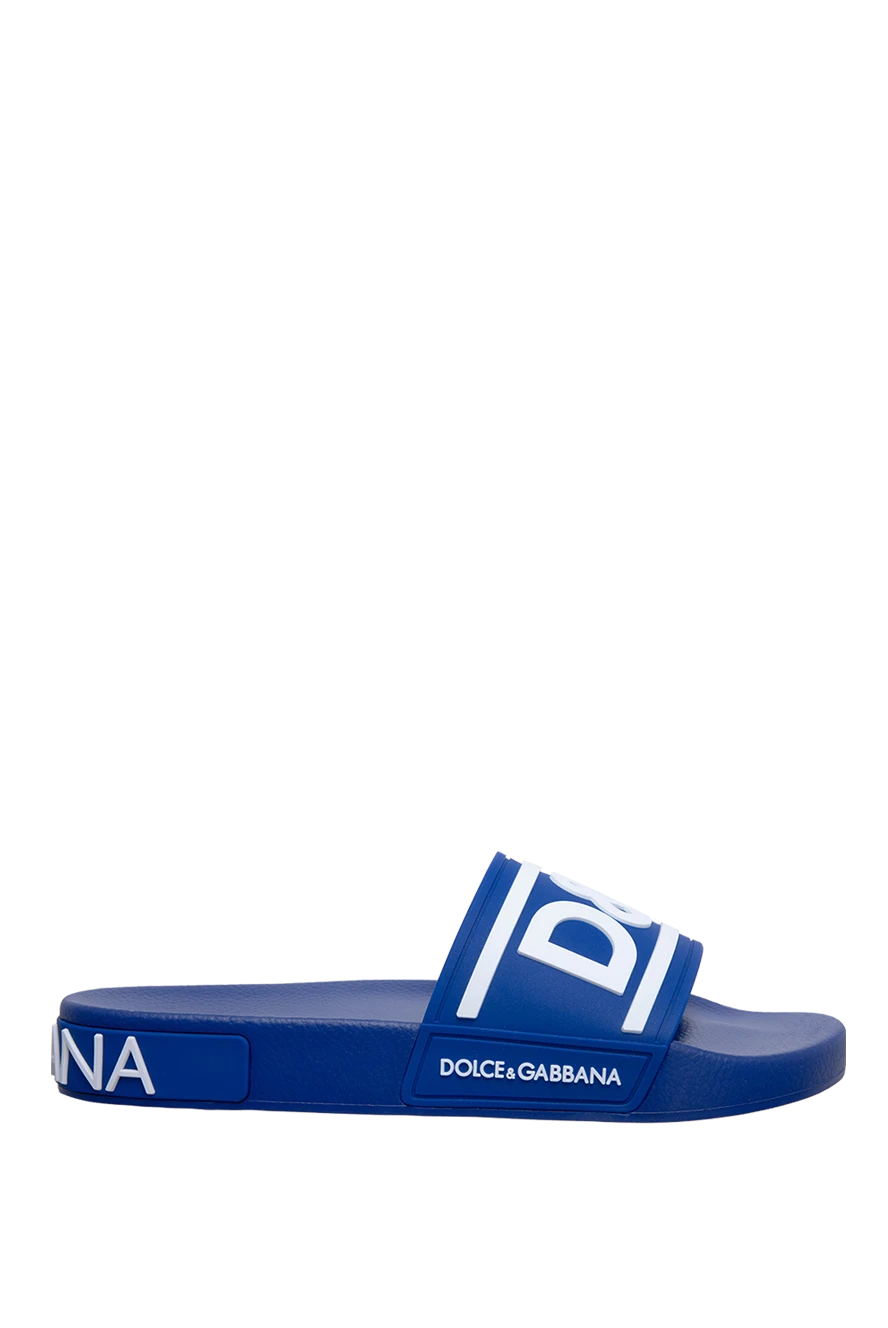 Dolce & Gabbana man blue rubber slippers for men buy with prices and photos 167007 - photo 1