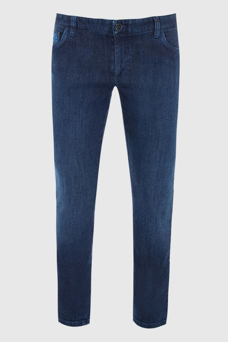 Zilli мужские джинсы из хлопка синие мужские купить с ценами и фото 167146 - фото 1