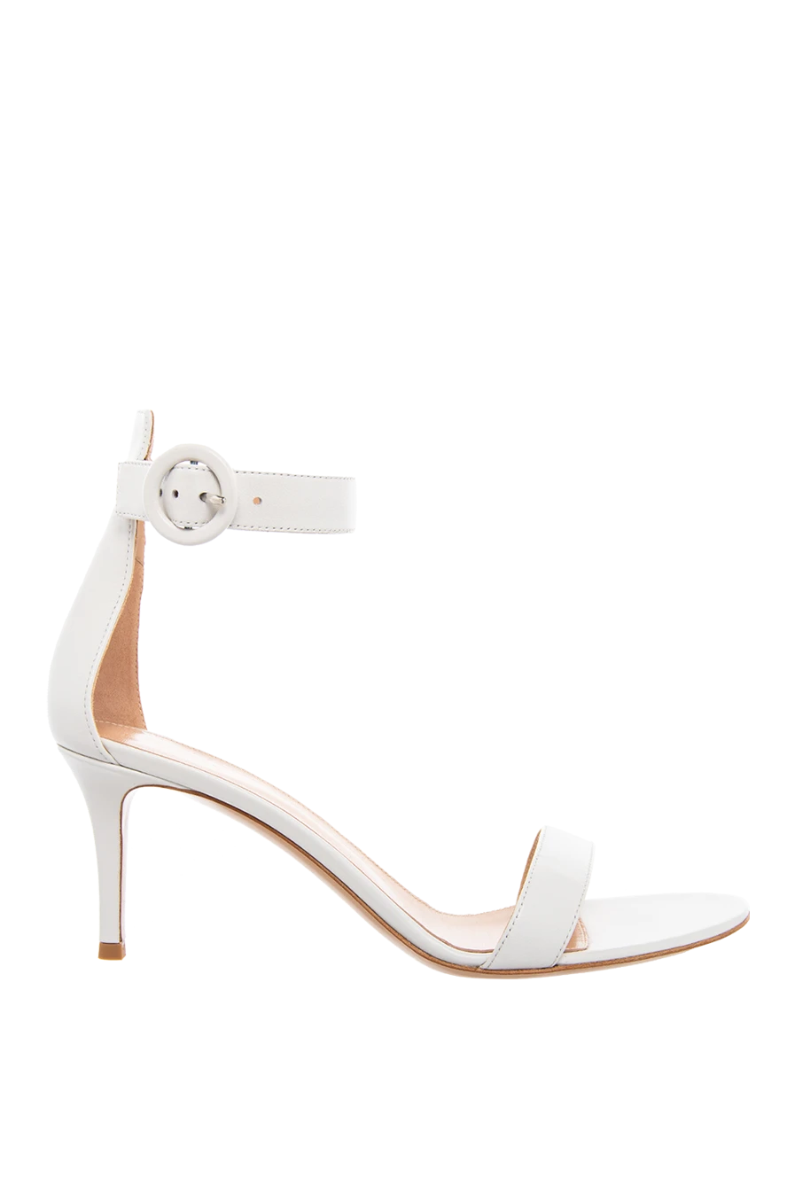 Gianvito Rossi woman white leather sandals for women buy with prices and photos 167374