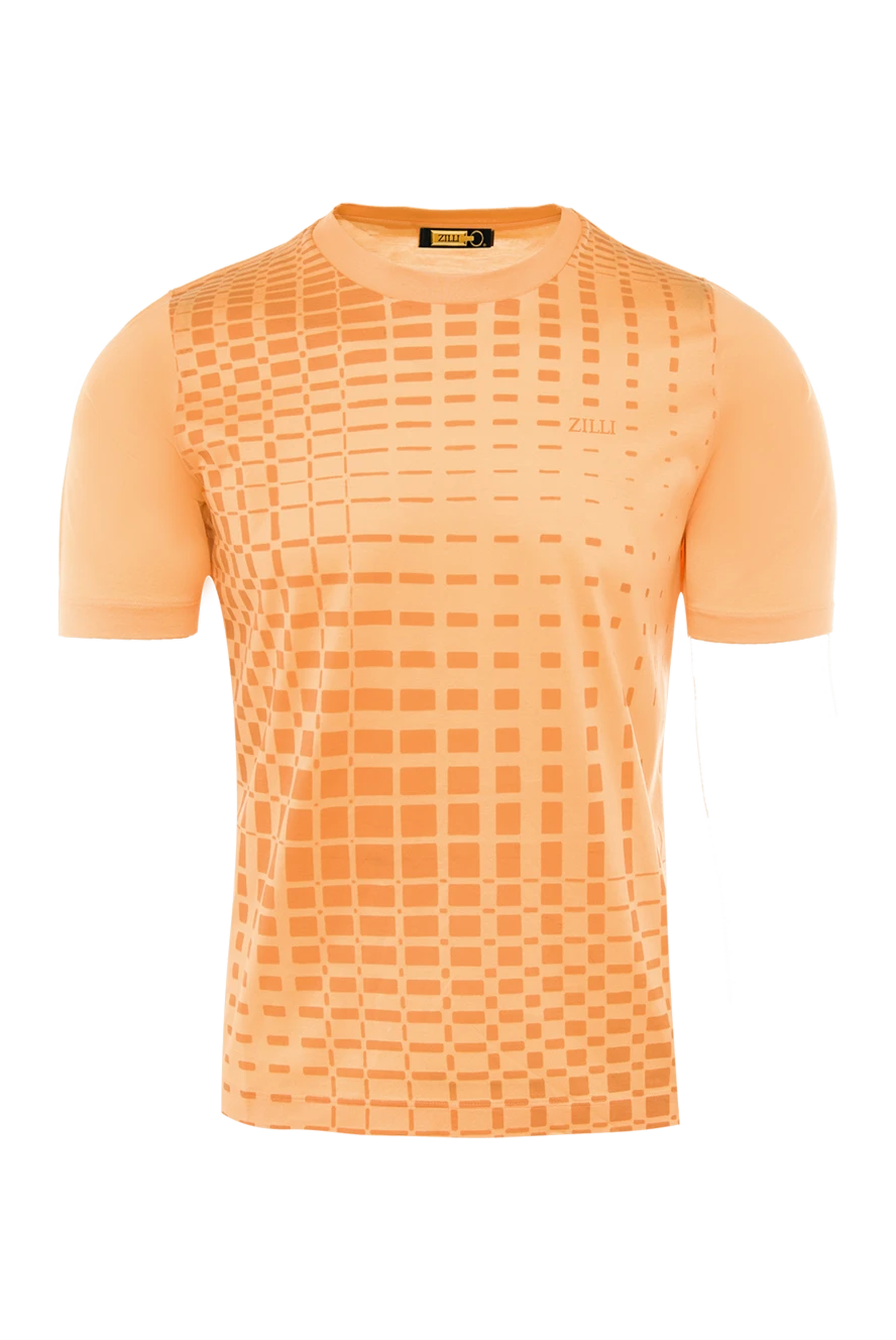 Zilli man orange cotton t-shirt for men 167438 - photo 1