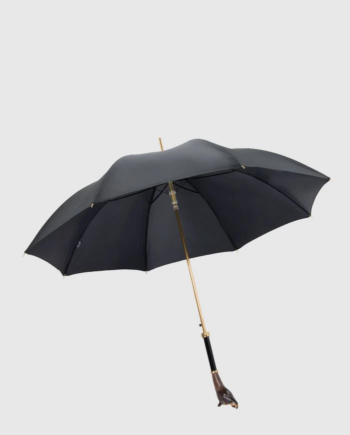 Pasotti  зонт из полиэстера черный купить с ценами и фото 168098 - фото 2