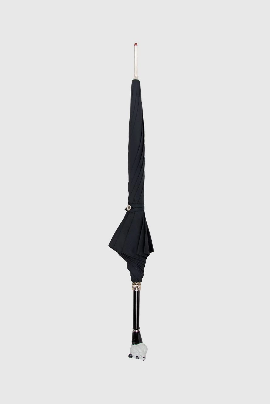 Pasotti  зонт из полиэстера черный купить с ценами и фото 168099