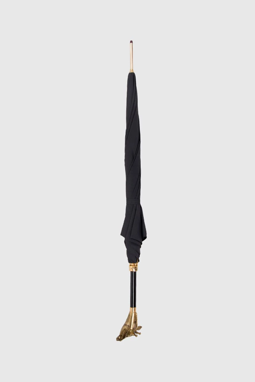 Pasotti  зонт из полиэстера черный купить с ценами и фото 168100 - фото 1