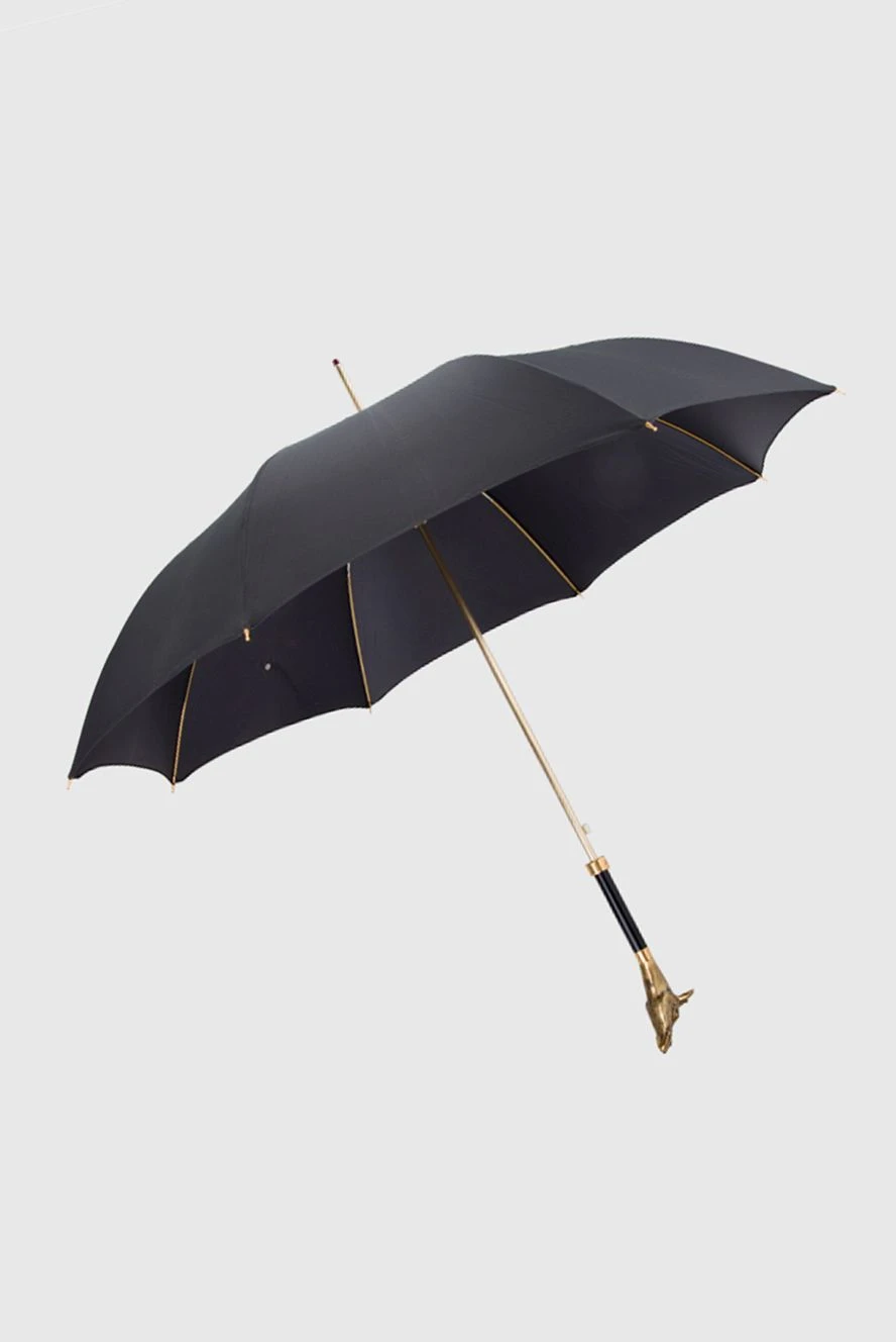 Pasotti  зонт из полиэстера черный купить с ценами и фото 168100 - фото 2