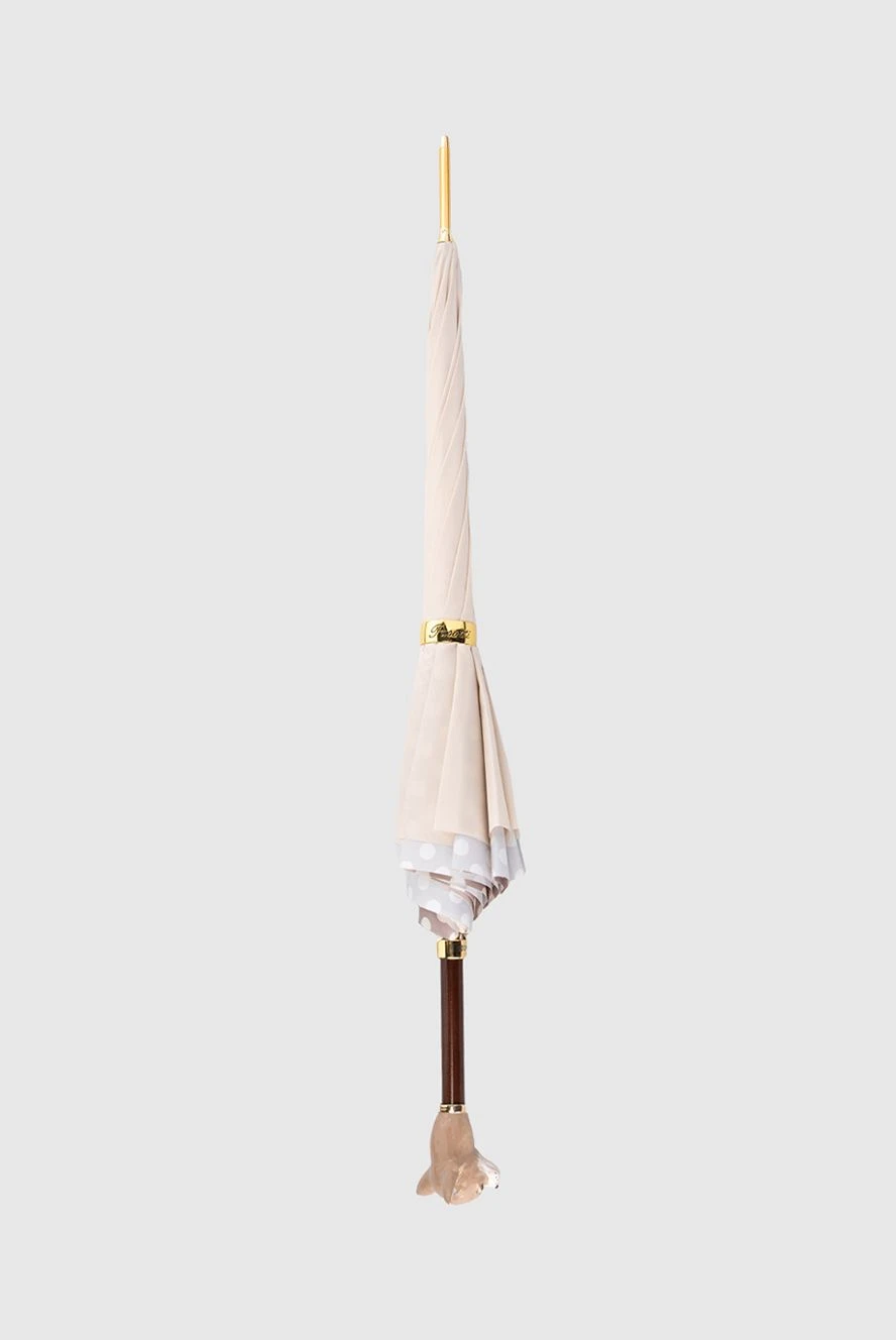 Pasotti женские зонт из полиэстера бежевый женский купить с ценами и фото 168104