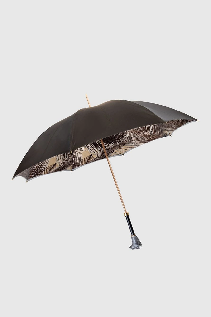 Pasotti женские зонт из полиэстера коричневый женский купить с ценами и фото 168105