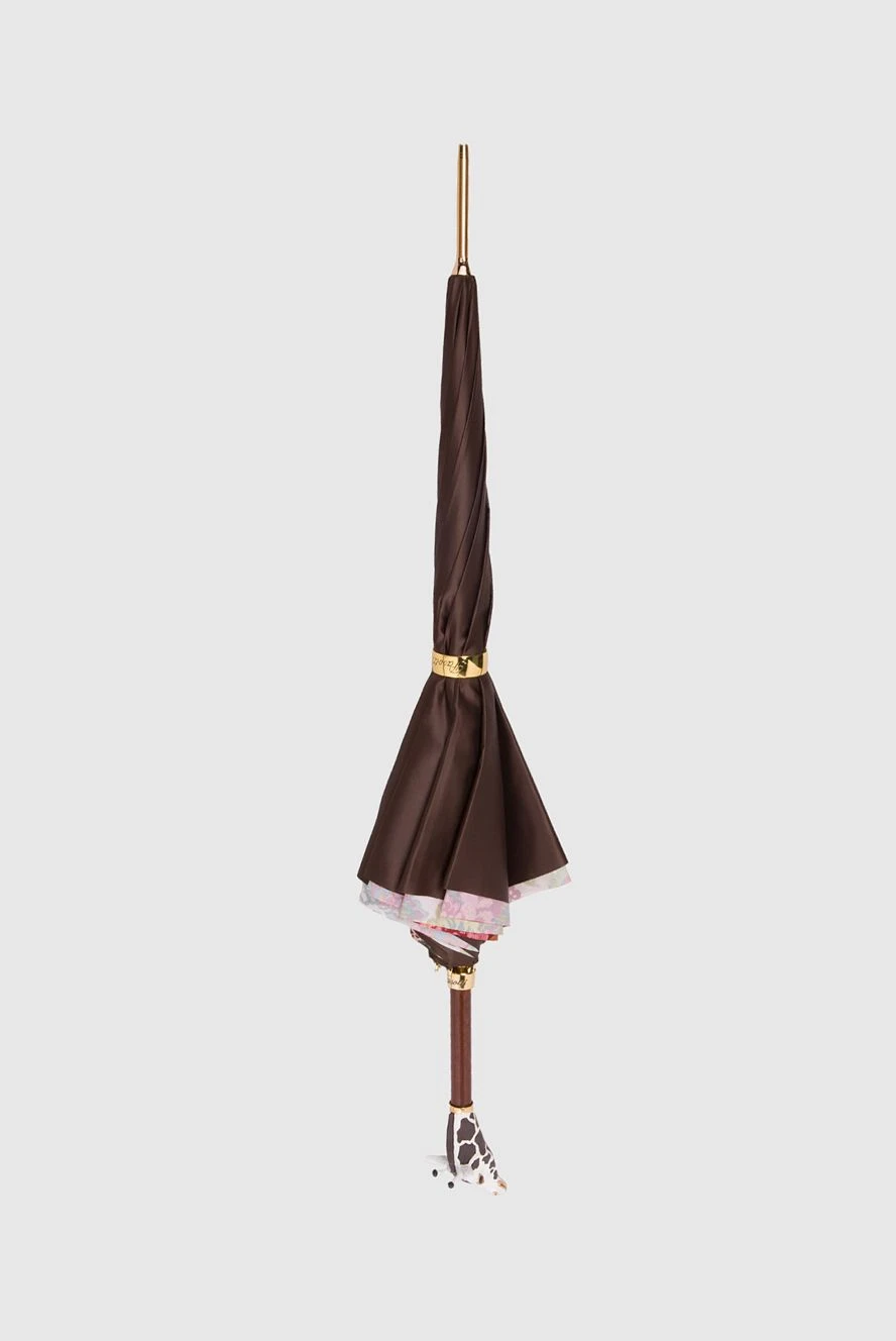 Pasotti женские зонт из полиэстера черный женский купить с ценами и фото 168120 - фото 1
