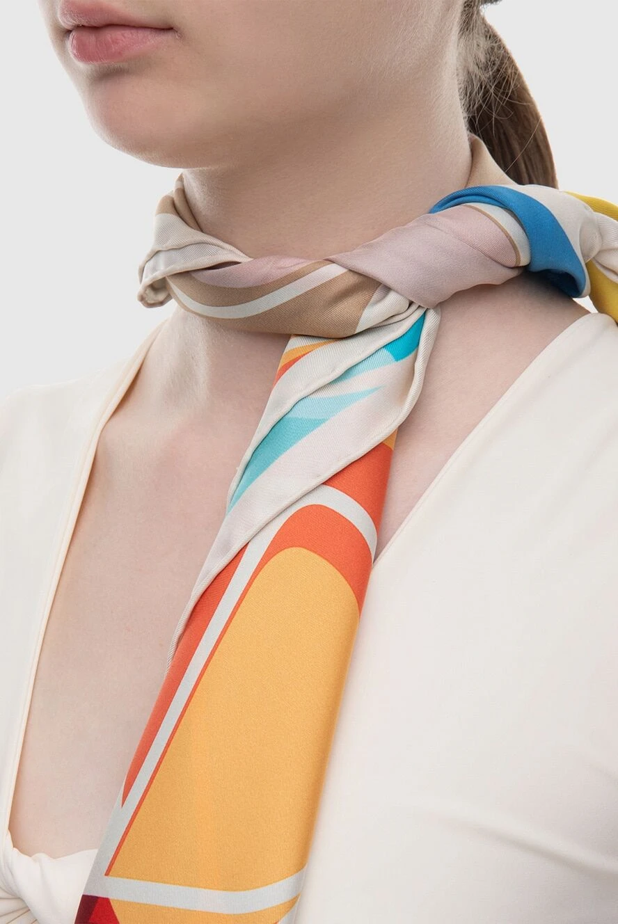 Valentino женские платок из шелка разноцветный женский купить с ценами и фото 168158 - фото 2