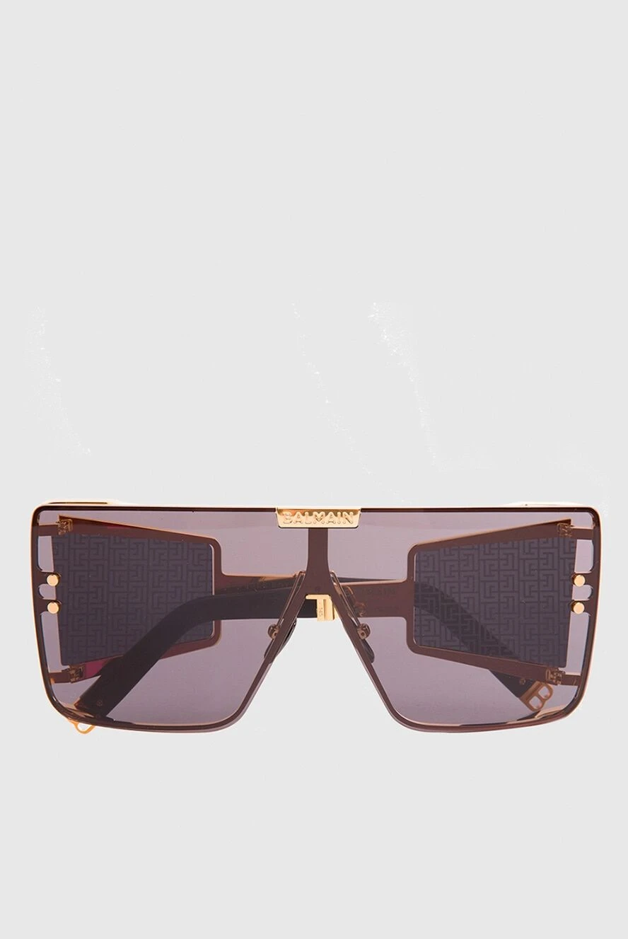 Balmain мужские очки из металла коричневые мужские купить с ценами и фото 168309 - фото 1