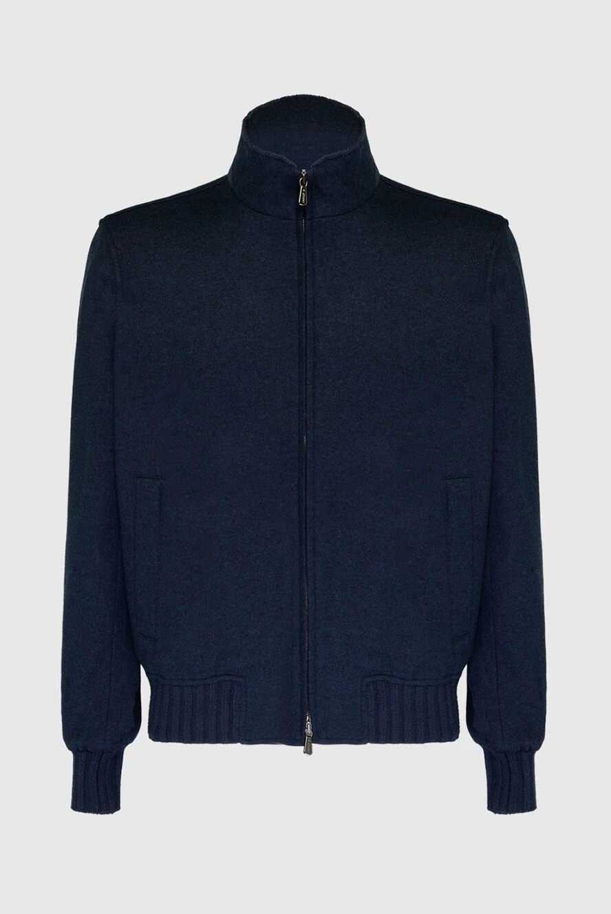 Enrico Mandelli cashmere and polyamide jacket blue for men 168550 - photo 1