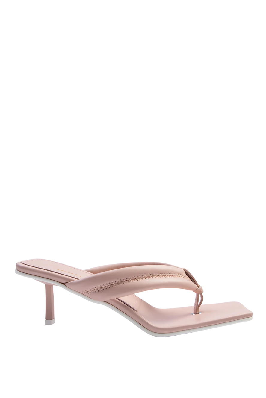 Le Silla woman pink leather mules for women buy with prices and photos 168557