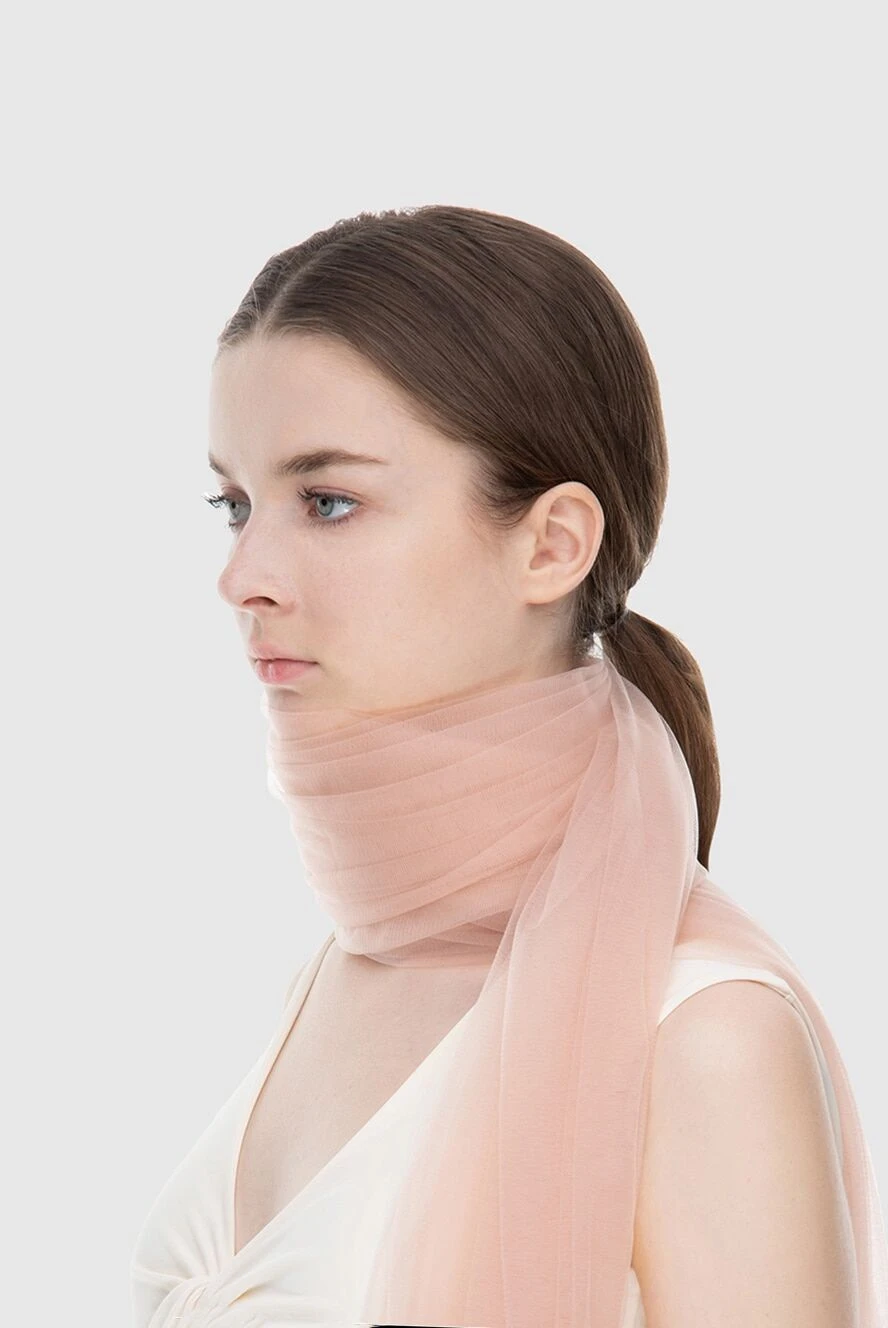 Maticevski woman pink polyester scarf for women buy with prices and photos 168722 - photo 2