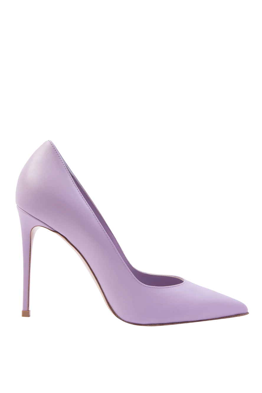 Le Silla женские туфли из кожи фиолетовые женские купить с ценами и фото 168738 - фото 1