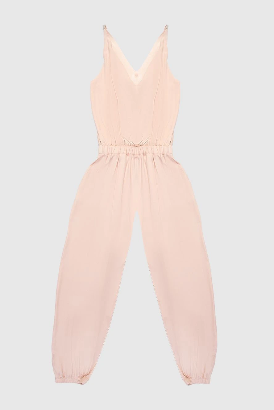 Fabiana Filippi woman women's pink acetate and silk jumpsuit buy with prices and photos 168741 - photo 1
