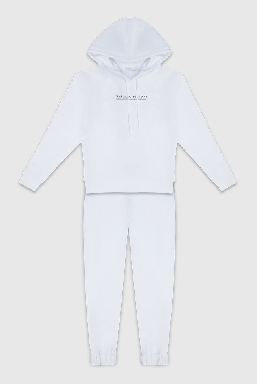 Fabiana Filippi woman white women's walking suit made of cotton and elastane buy with prices and photos 168754 - photo 1