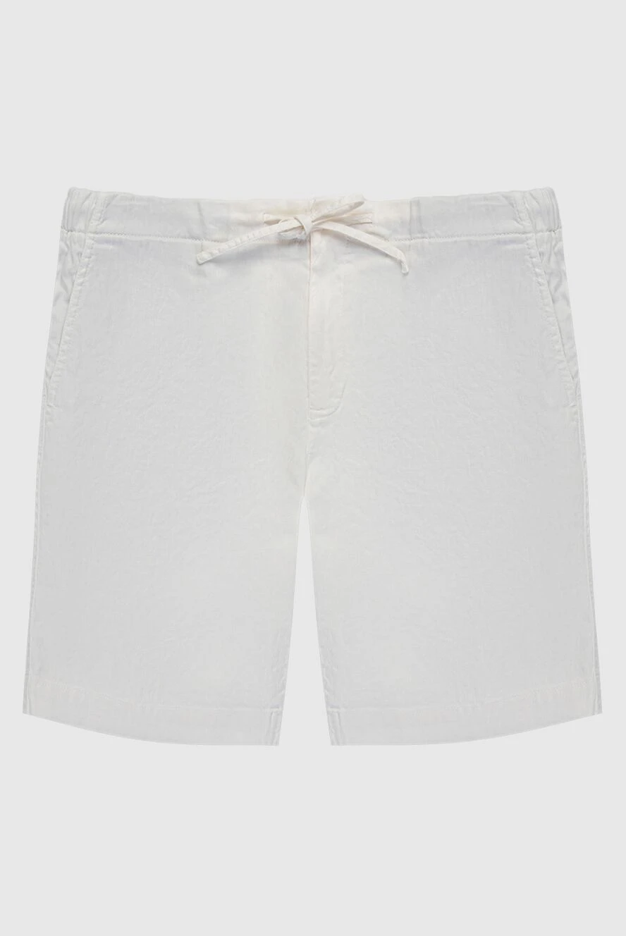 Loro Piana white linen and cotton shorts for men 168818 - photo 1