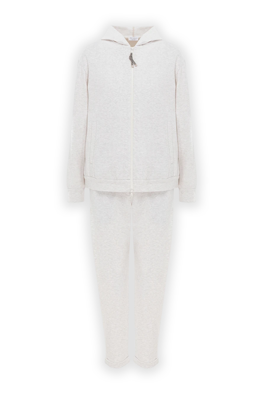 Brunello Cucinelli walking suit made of cotton and elastane white for women 168920 - photo 1