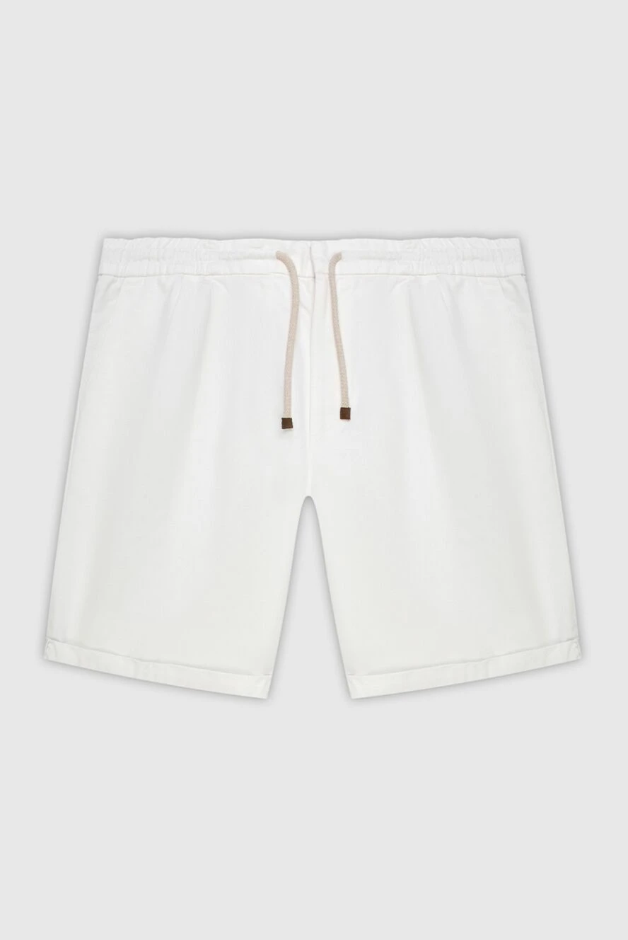 Brunello Cucinelli white cotton shorts for men 168929 - photo 1