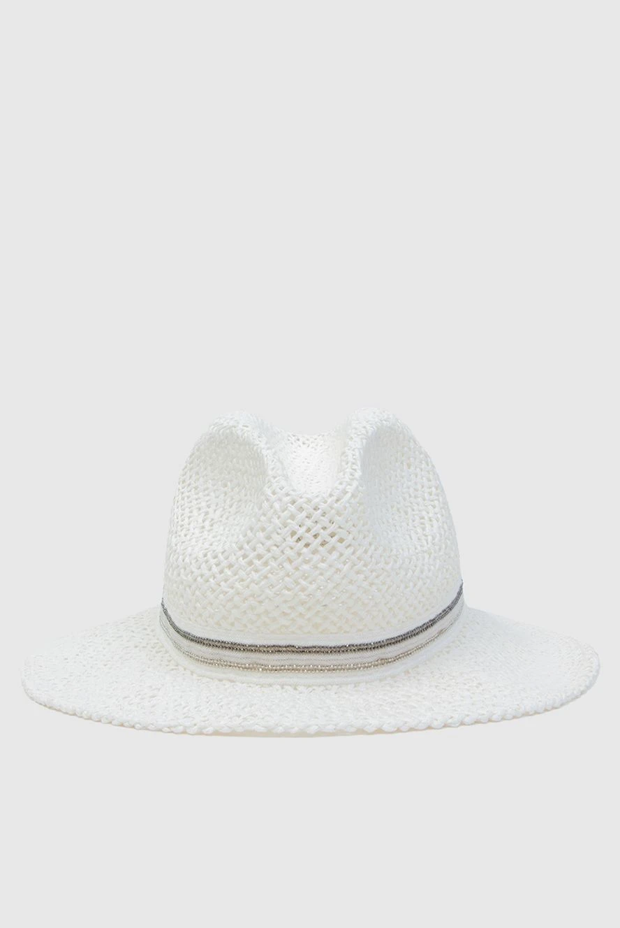Panicale женские шляпа белая женский купить с ценами и фото 169100 - фото 1