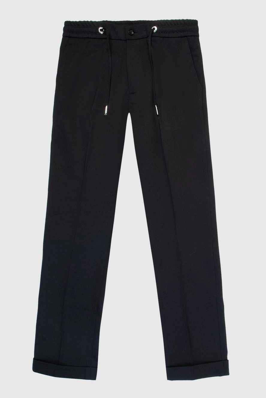 Billionaire man men's sports trousers made of viscose, polyamide and elastane, black buy with prices and photos 169133