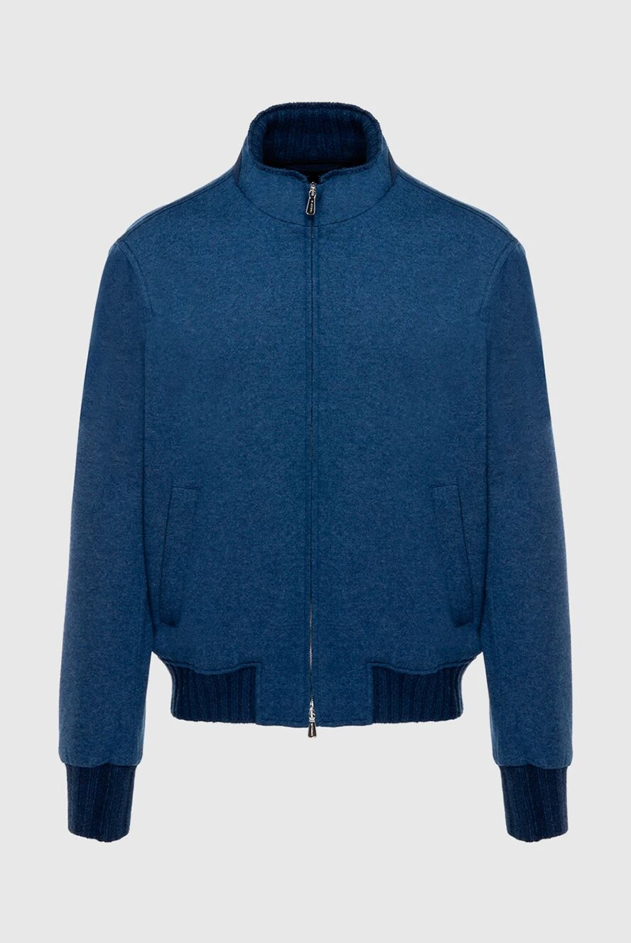 Enrico Mandelli cashmere and polyamide jacket blue for men 169552 - photo 1