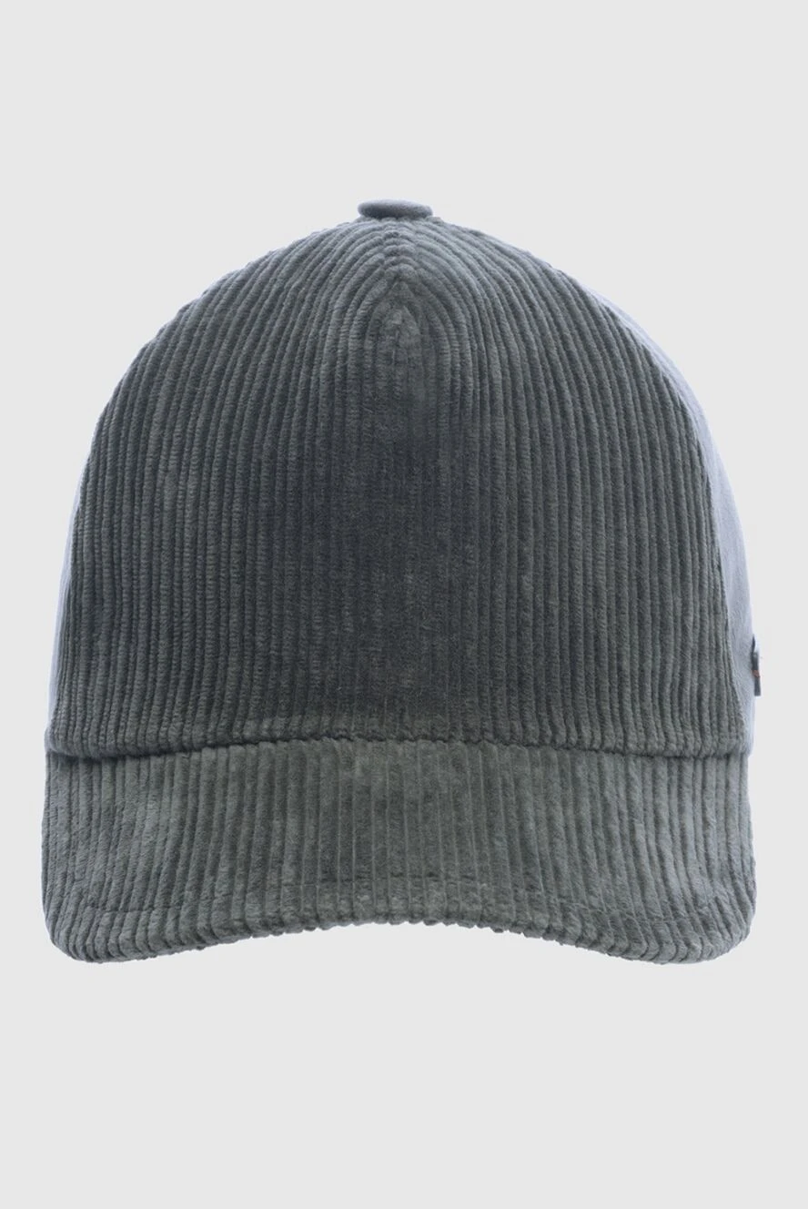 Loro Piana кепка из хлопка и эластана зеленая мужская 169644 - фото 1