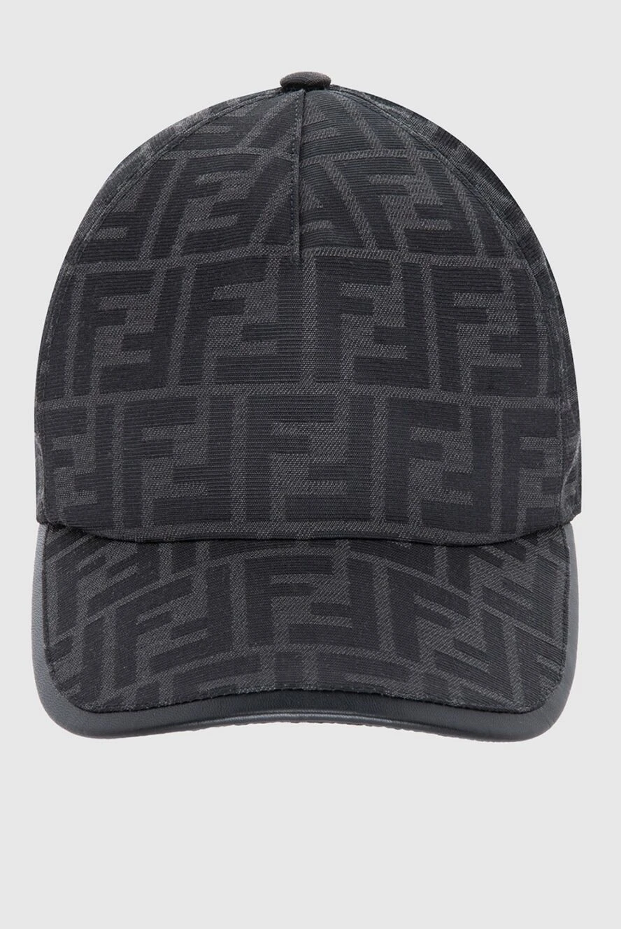 Cotton and polyester cap black for men