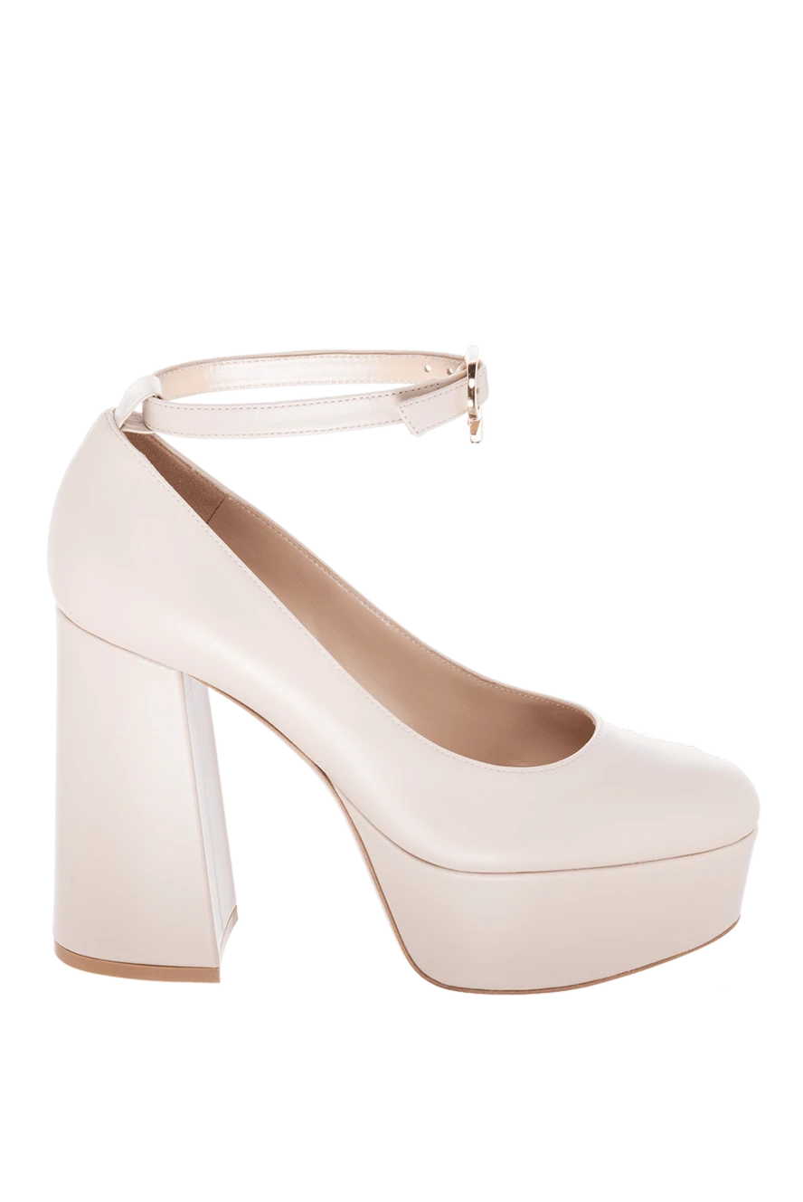 Gianvito Rossi woman beige leather shoes for women buy with prices and photos 169758 - photo 1