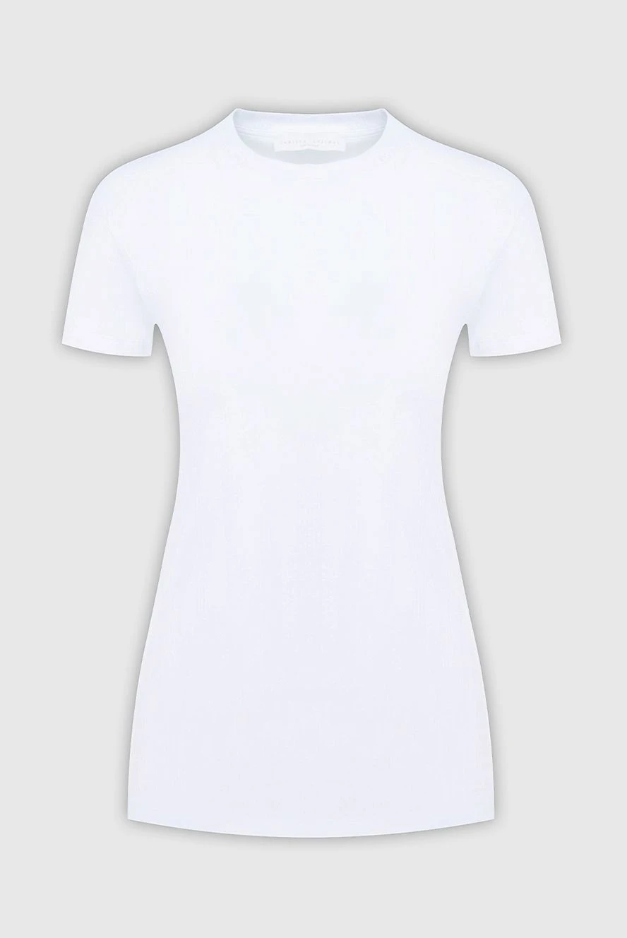 Fabiana Filippi женские футболка из хлопка белая женская купить с ценами и фото 169866
