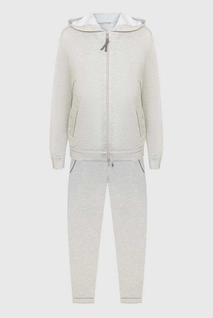 Brunello Cucinelli шорти з бавовни чорні жіночі 169916 - фото 1