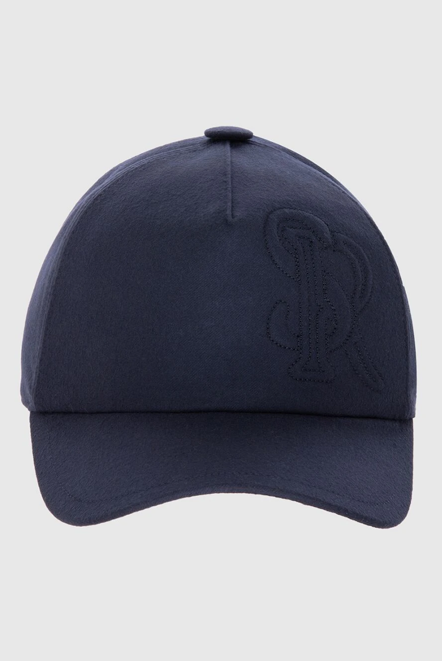 Stefano Ricci blue wool and cashmere cap for men 170084 - photo 1