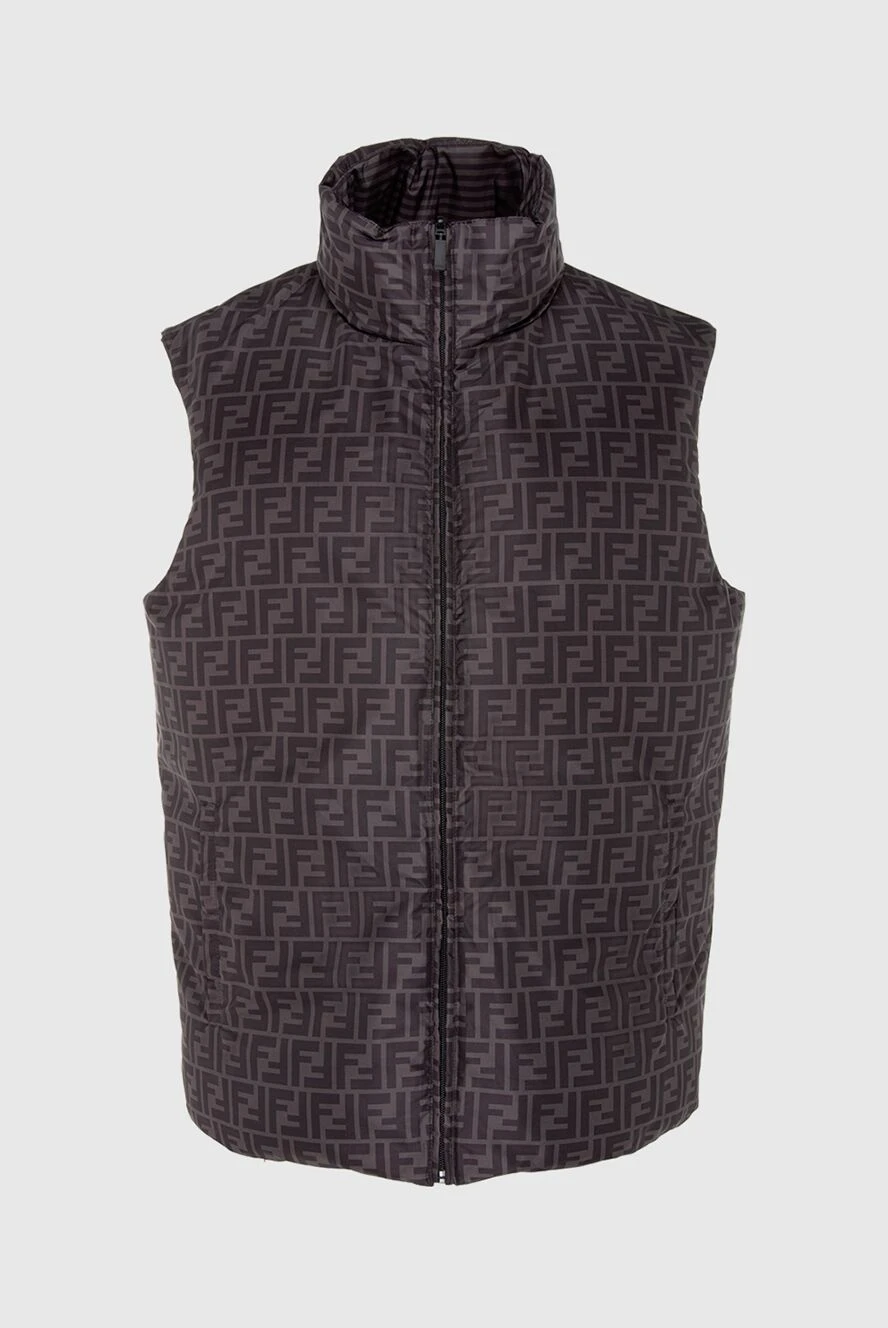 Fendi man brown polyamide vest for men buy with prices and photos 170200 - photo 1
