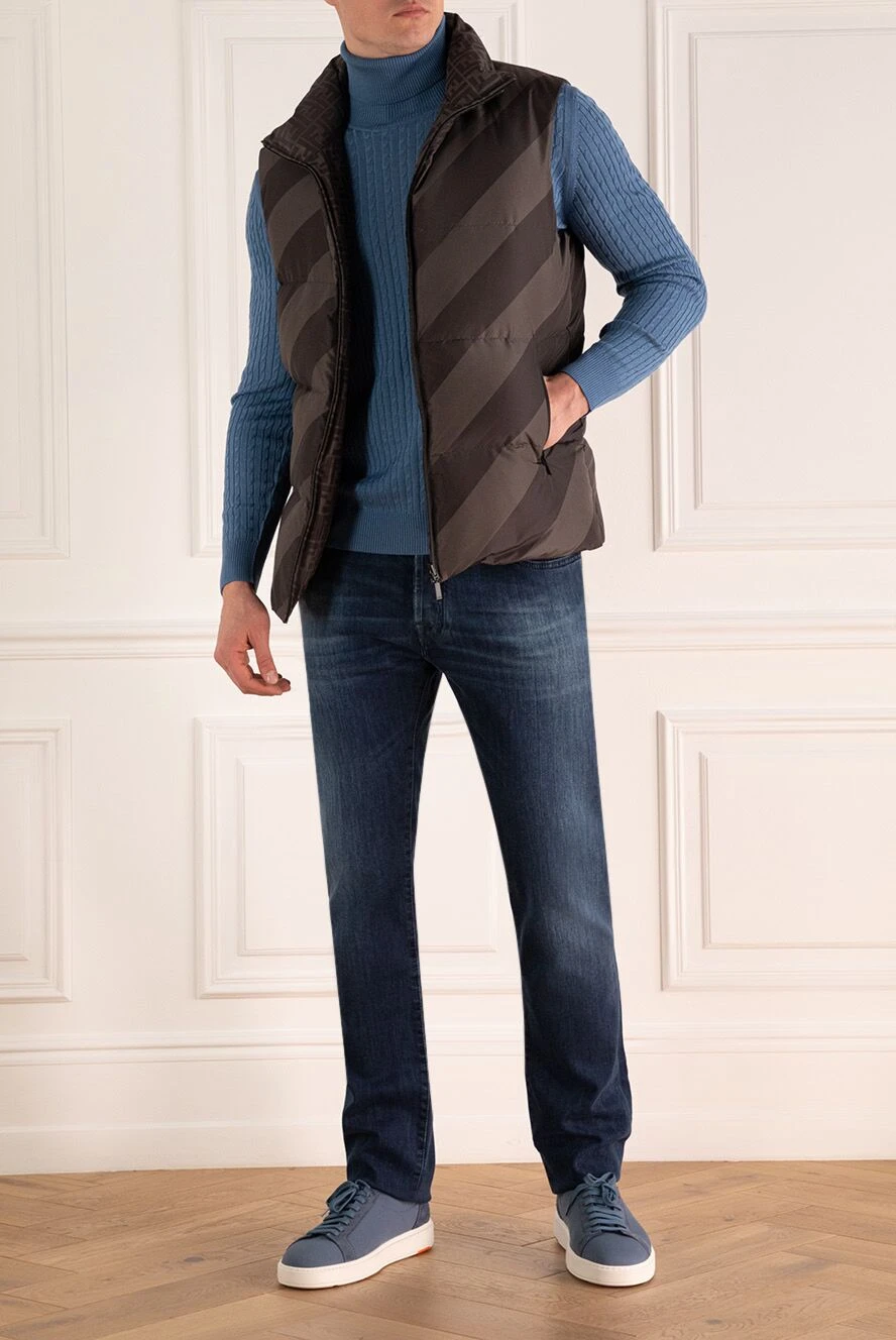 Fendi man brown polyamide vest for men buy with prices and photos 170200 - photo 2
