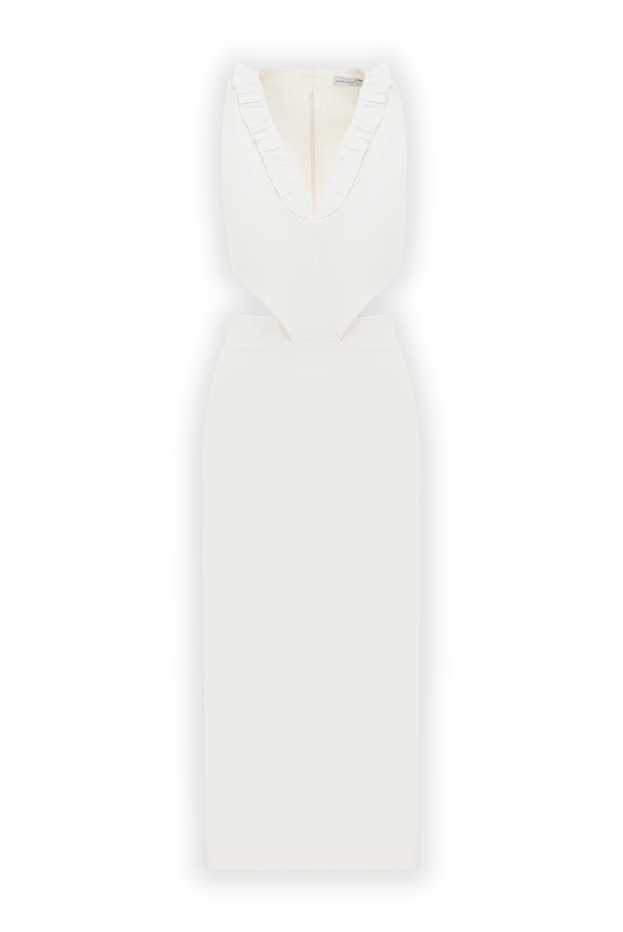 Ermanno Scervino сукня біла з розрізами жіноча 170390 - фото 1