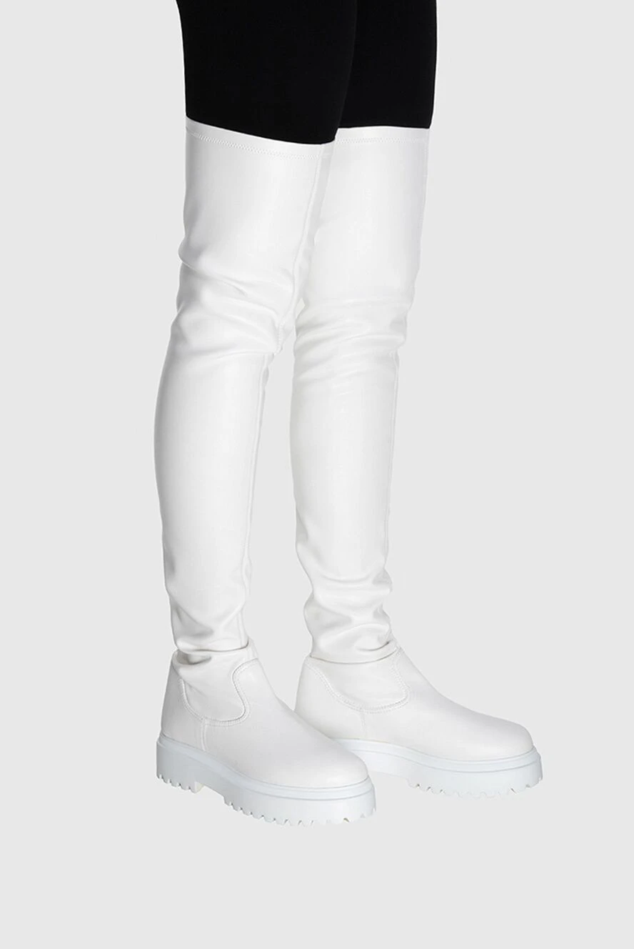 Le Silla woman white leather boots for women buy with prices and photos 170459 - photo 2
