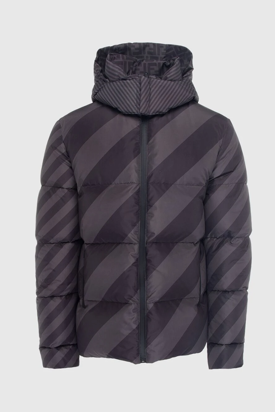 Fendi man men's down jacket made of polyester gray buy with prices and photos 170557 - photo 1