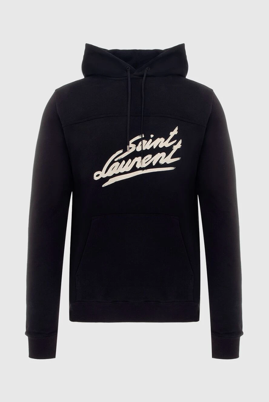 Saint Laurent man men's cotton hoodie black buy with prices and photos 170580