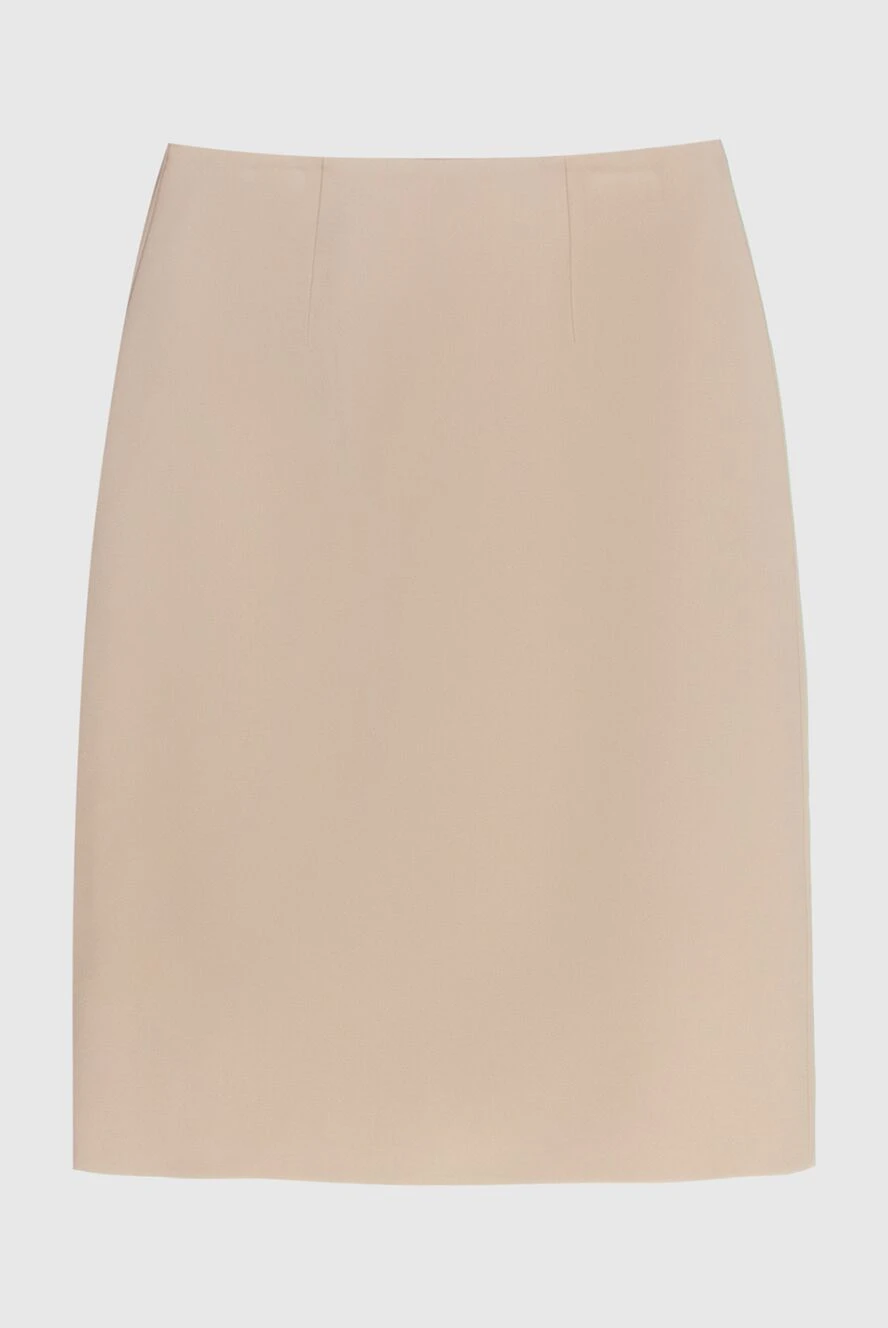 Fendi женские юбка бежевая женская купить с ценами и фото 170816