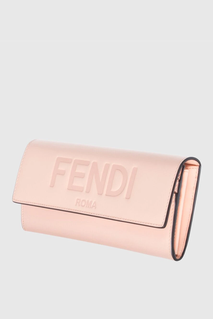 Fendi женские портмоне розовое женское купить с ценами и фото 170831 - фото 2