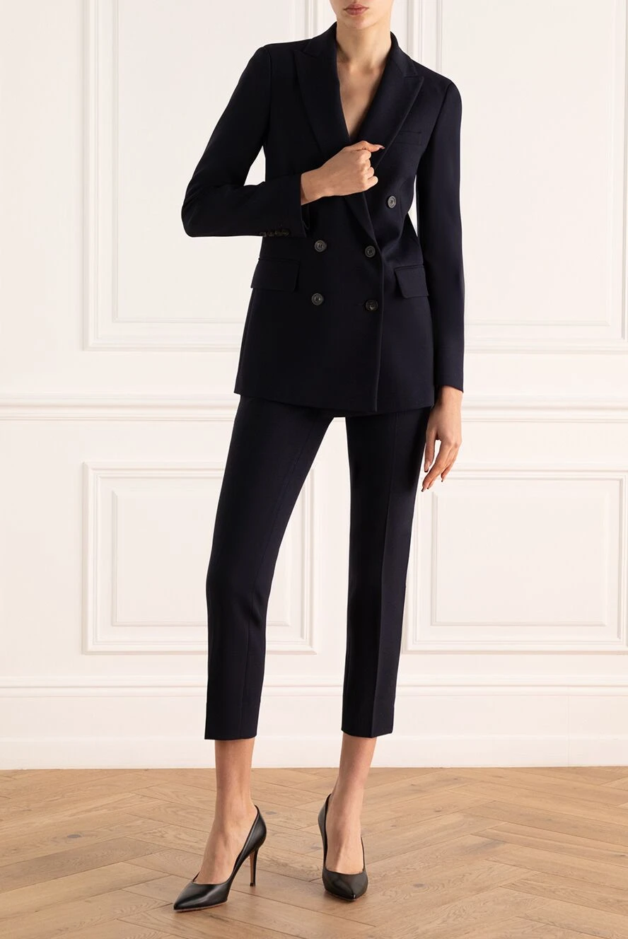 Peserico woman women's blue trouser suit buy with prices and photos 170949 - photo 2