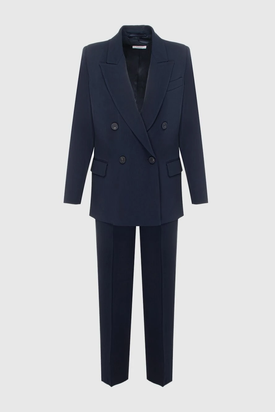 Peserico woman blue women's trouser suit made of viscose and elastane buy with prices and photos 170951 - photo 1