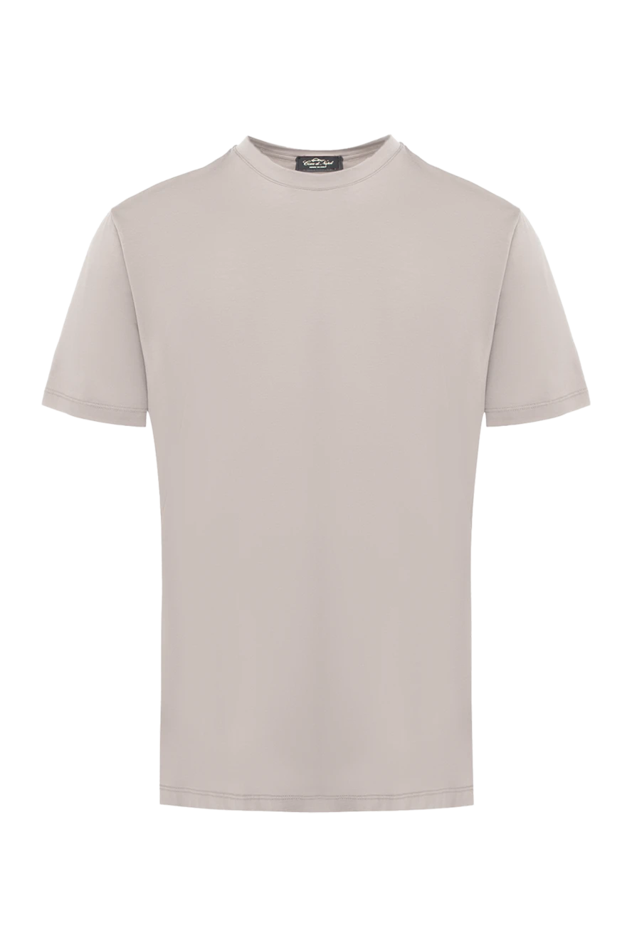 Cesare di Napoli man t-shirt beige for men buy with prices and photos 170954 - photo 1