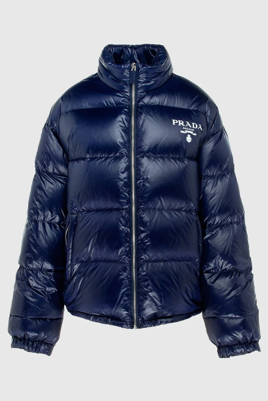 Prada woman women's blue nylon down jacket buy with prices and photos 171064 - photo 1