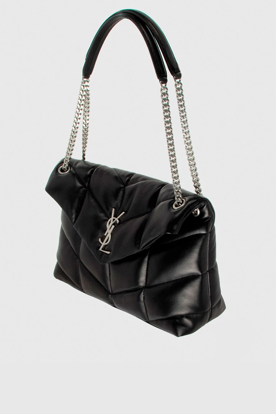 Saint Laurent жіночі сумка зі шкіри чорна жіноча купити фото з цінами 171137 - фото 2